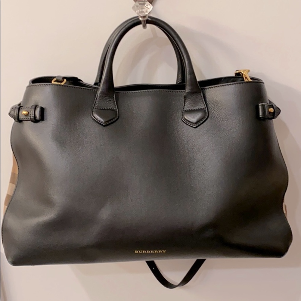 Burberry bagblk house check sartorial large banner